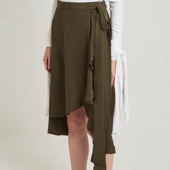 J.W. Anderson Silk Wrap Skirt - Picture 8 of 13